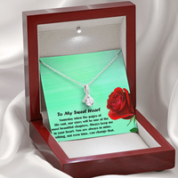 Load image into Gallery viewer, Our Story Will Be One of the Most Beautiful Chapters-Ribbon Shaped Necklace for Sweetheart
