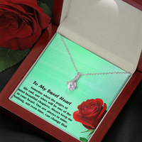 Load image into Gallery viewer, Our Story Will Be One of the Most Beautiful Chapters-Ribbon Shaped Necklace for Sweetheart

