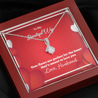 Load image into Gallery viewer, Petite Ribbon Necklace, Your Flaws Are Perfect For The Heart That&#39;s Meant To Love You
