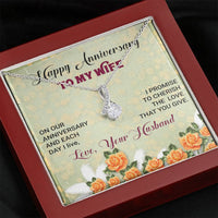 Load image into Gallery viewer, Happy Anniversary To My Dear Wife! On Our Anniversary And Each Day I Live,
