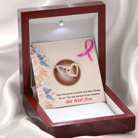 Load image into Gallery viewer, You Are Always In My Prayers-Interlocking Hearts Necklace-Get Well Soon

