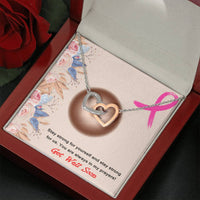 Load image into Gallery viewer, You Are Always In My Prayers-Interlocking Hearts Necklace-Get Well Soon

