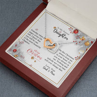 Load image into Gallery viewer, One Of The Most Beautiful Chapters-Interlocked Hearts Necklace-Gift for Daughter
