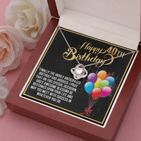 Load image into Gallery viewer, Happy 40th Birthday Love Knot Necklace
