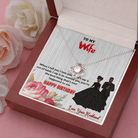 Load image into Gallery viewer, Love Knot Necklace Gift for Wife, You&#39;re The Best Thing That&#39;s Ever Happened To Me
