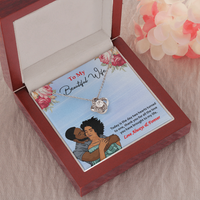 Load image into Gallery viewer, Love Knot Necklace for Wife, Today Is The Day Two Hearts Turned To One
