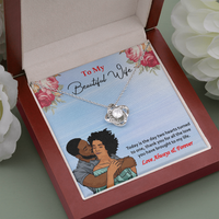 Load image into Gallery viewer, Love Knot Necklace for Wife, Today Is The Day Two Hearts Turned To One
