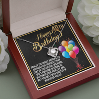 Load image into Gallery viewer, Happy 40th Birthday Love Knot Necklace
