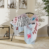 Load image into Gallery viewer, Sweet Embrace: Customized Baby Sonogram Velveteen Minky Blanket for Dad
