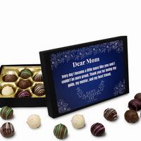 Load image into Gallery viewer, Personalized Chocolate Truffles for Mother&#39;s Day

